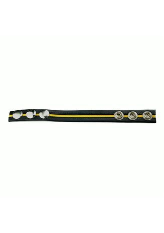 Cock Strap - Black/Yellow