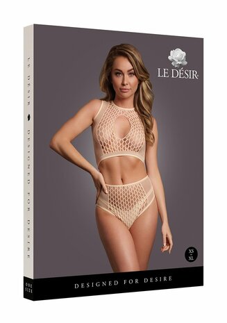 Duo Net Key-Hole Bra Set - One Size - Sandy Beach XS - XL