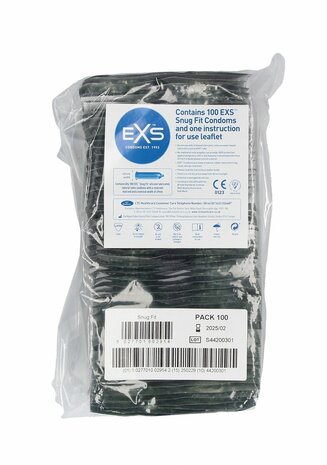 EXS Snug Fit - Condoms - 100 Pieces