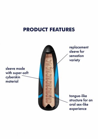 Men Lusty Tongues - Penis Sleeve
