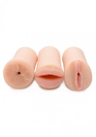 Three-Way Masturbator Set - Stuks