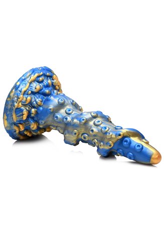Kraken Silicone Dildo - Blue