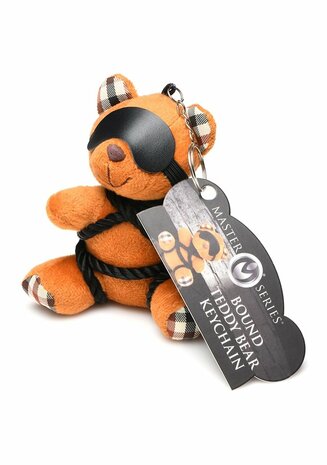Rope Teddy Bear Keychain - Brown
