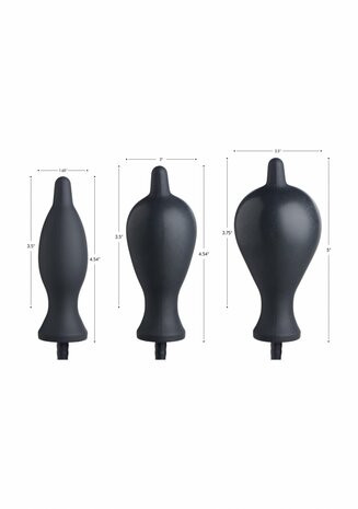 Dark Inflator - Siliconen Opblaasbare Plug