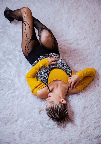 Fishnet Tights - Spiders - A - Black A