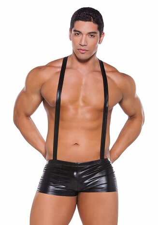 Wetlook Jarretelshort - One Size O/S