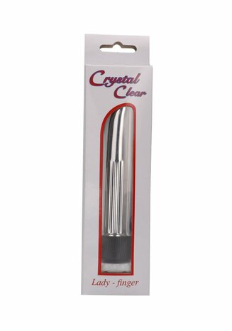 Crystal Clear Lady Finger - Mini Vibrator