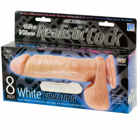 The Realistic Cock - Realistische Vibrerende ULTRASKYN Dildo - 20 cm