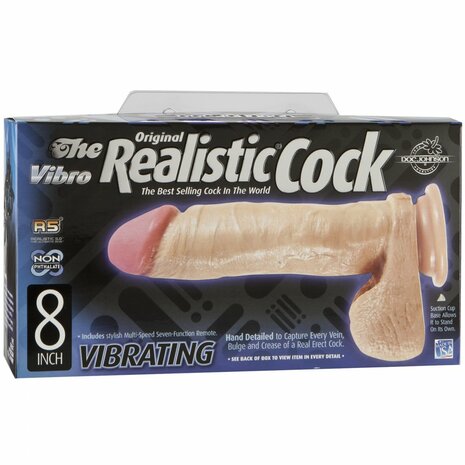 The Realistic Cock - Realistische Vibrerende ULTRASKYN Dildo - 20 cm