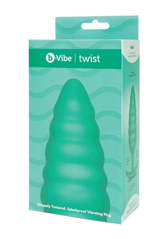 Twist Texture Plug - Vibrerende Butt Plug
