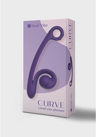 Snail Vibe - Curve Vibrator - Purple