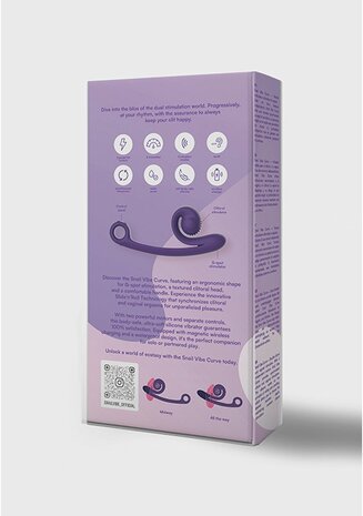 Snail Vibe - Curve Vibrator - Purple