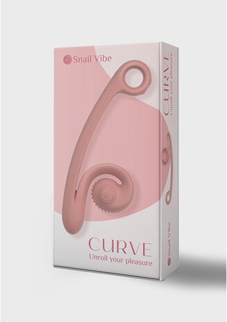 Snail Vibe - Curve Vibrator - Peachy Pink