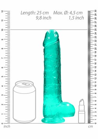Realistische Dildo met Ballen - 22 cm