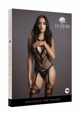 Bodystocking met Bretels - One Size O/S