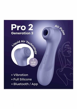 Pro 2 Generation 3 + Liquid Air, Vibration & App - Lilac