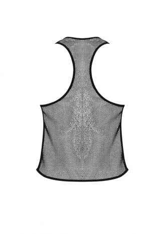 Stretch Net Tank Top - S/M - Black L/XL