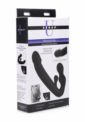 Tri-Volver - Oplaadbare Strapless Strap-On