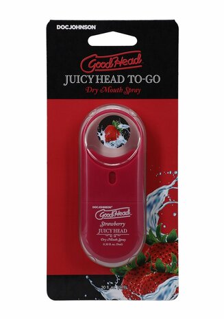 Juicy Head Dry Mouth Spray To-Go - Strawberry - 0.3 fl oz / 9 ml