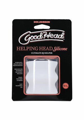 Helping Head Silicone - Masturbator Sleeve - Frost