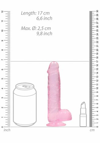 Realistische Dildo met Ballen - 15 cm