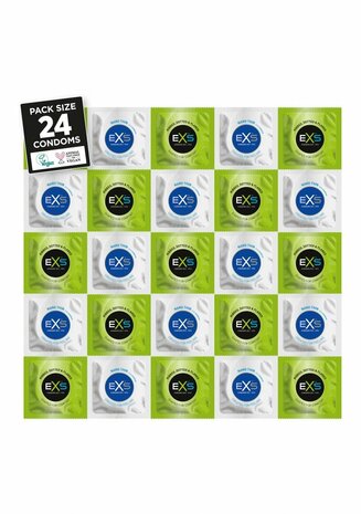 EXS Sensation Pack - Condoms - 24 Pieces