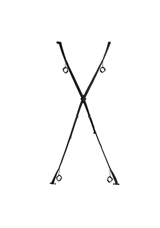 Over the Door Bondage Cross - Black