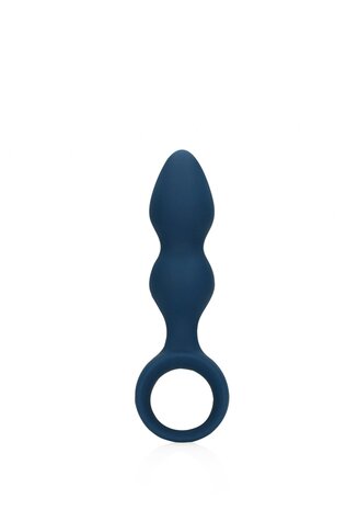 Teardrop Shaped Anal Plug - Medium - Baltic Blue
