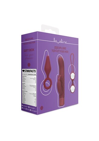(S)explore - Toy Kit for Her - Dark Cherry