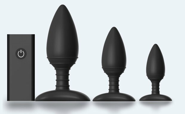 Ace Medium - Vibrerende Buttplug met Afstandsbediening