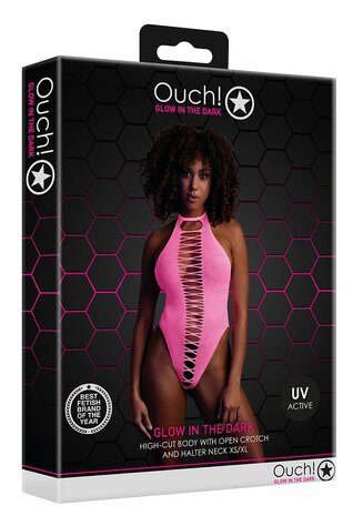 High-Cut Body - Neon Pink - XS/XL XS-XL