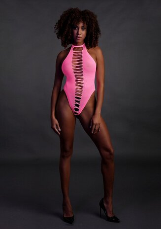 High-Cut Body - Neon Pink - XS/XL XS-XL