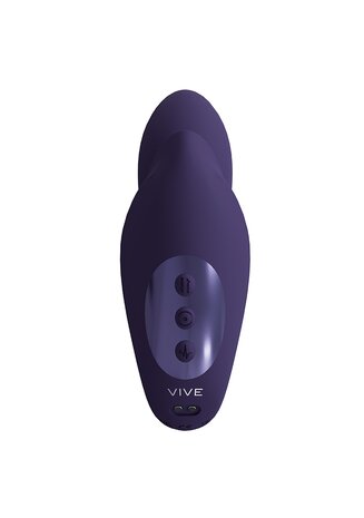 Yuki -  Dual G-Spot Vibrator with Beads - Purple