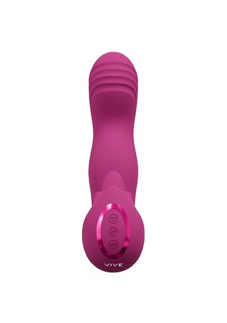 Yumi -  Triple G-Spot Finger Motion Vibrator - Pink