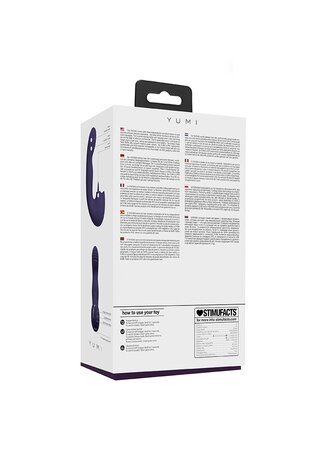 Yumi -  Triple G-Spot Finger Motion Vibrator - Purple