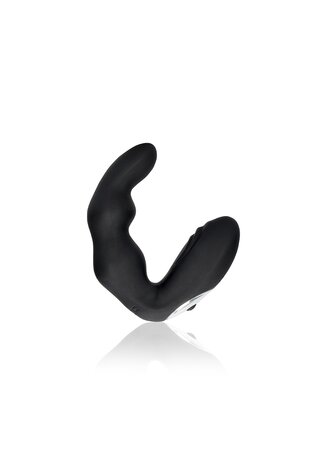 Gebogen vibrerende prostaatmassager met afstandsbediening