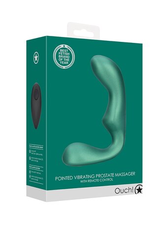 Puntige vibrerende prostaatmassager met afstandsbediening