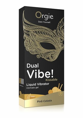 Dual Vibe! Liquid Vibrator - Pina Colada - 0.5 fl oz / 15 ml