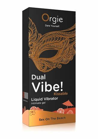Dual Vibe! Liquid Vibrator - Sex Beach - 0.5 fl oz / 15 ml