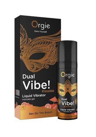 Dual Vibe! Liquid Vibrator - Sex Beach - 0.5 fl oz / 15 ml