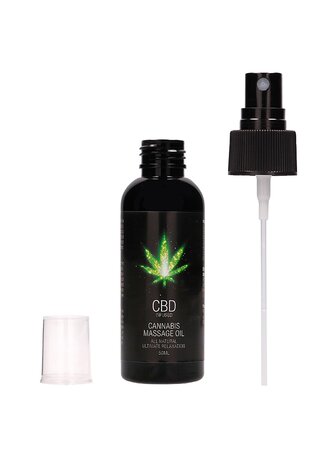 CBD Cannabis Massageolie - 50 ml