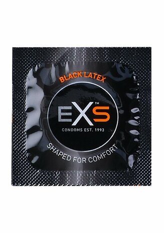 EXS Black Latex - Condooms - 12 Stuks