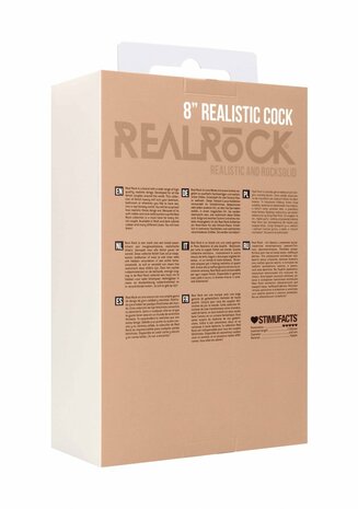 Realistische Lul met Scrotum - 20 cm
