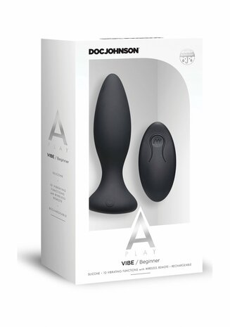 Vibe - Beginners Siliconen Anaal Plug met Afstandsbediening