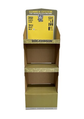 FT GUNNER - 3-In-1 Fuck Machine - Corrugated Display