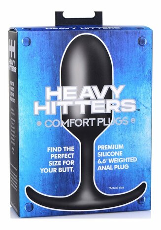 Premium Silicone Weighted Anal Plug - Extra Large