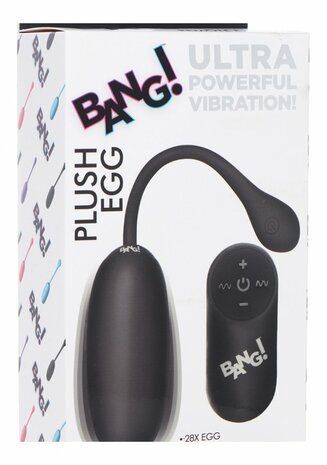 Plush Egg and Remote Control with 28 Speeds