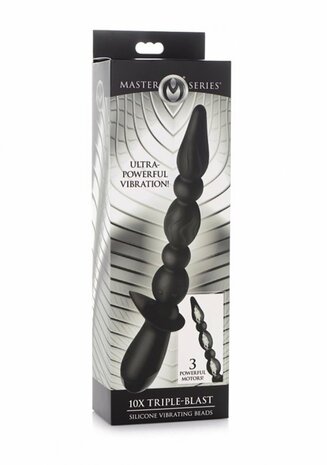 Triple-Blast - Silicone Vibrating Beads