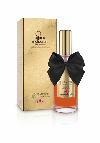 Light My Fire - Verwarmende Massageolie Wilde Aardbei & Honing - Wilde Aarbei & Honing - 100 ml