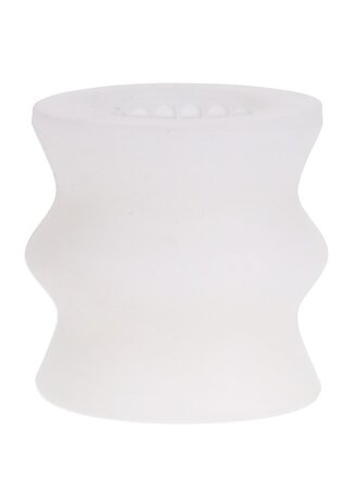 Glow Helping Head Silicone - Masturbator - Frost / Glow